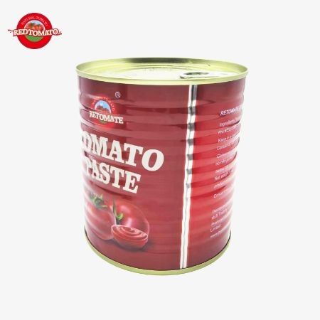 Retomate Eigen Merk 800g Tomatenpuree in Blik  Brix 28-30% Lever Merk- en Verpakkingsontwerp