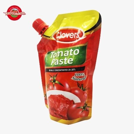 Kruidnagels 340 g Staande spoot zak Tomatenpasta Dubbel geconcentreerde Brix 28 ∼ 30% Aanpasbaar met dezelfde kwaliteit
