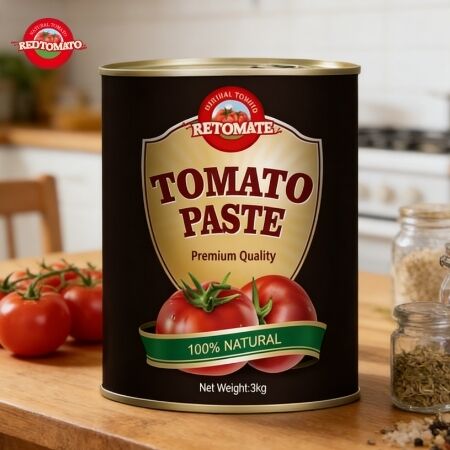 Export-grade 3kg ingeblikte tomatenpuree | Voldoet aan ISO HACCP BRC- en FDA-normen