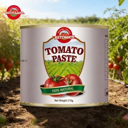 210 g ingeblikte tomatenpasta - voldoet aan de wereldwijde ISO HACCP BRC FDA productie normen