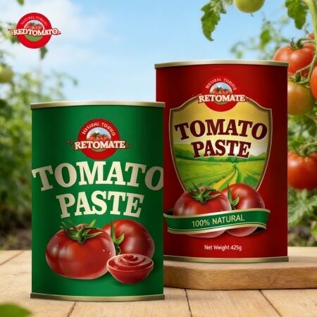 Fabrieksexport 425g Tomatenpuree in Blik - Voldoet aan ISO HACCP FDA Wereldwijde Normen