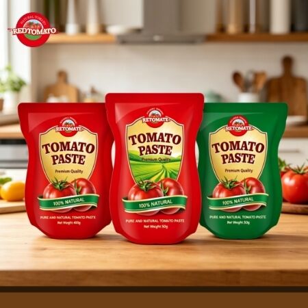 56g Staande Sachet Tomatenpuree met Drievoudige Concentratie en Nul Toevoegingen voor Culinaire Excellentie