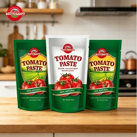 210 g stand-up sachet tomatenpasta met drievoudige concentratie en ISO HACCP BRC FDA-certificering