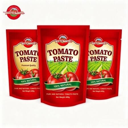 400g Stand Up Sachet Tomato Paste with 30%-100% Purity for Convenient Cooking