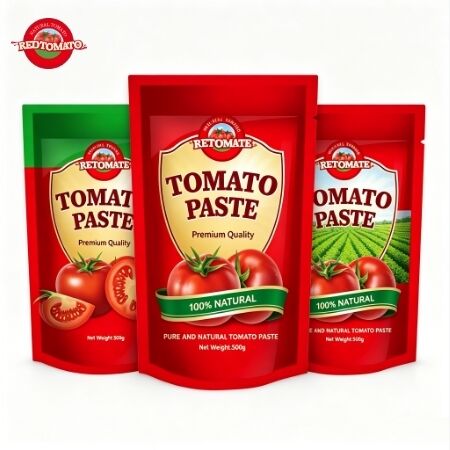 500 g stand-up tomatenpasta met drievoudige concentratie en zoete en zure smaak