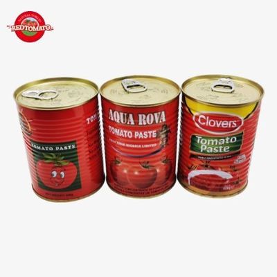 400 g Tomatenpasta in blik makkelijk te openen Dubbel geconcentreerd China Fabrieksproductie Fabrieksprijs