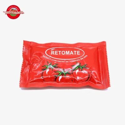 36 g Flat Sachet Tomato Paste Dubbel Geconcentreerd Voor Gemakkelijke Opberging