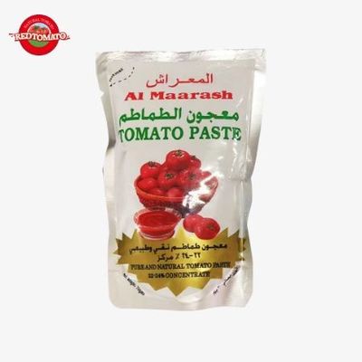 56 g Sachet Tomato Paste Stand Up Pouch Triple Geconcentreerd 30%-100% Reinheid