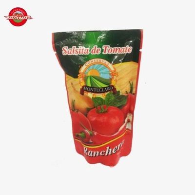 ISO Pouch Tomato Paste, 227g Drievoudig Geconcentreerde Tomato Paste 30%-100% Reinheid