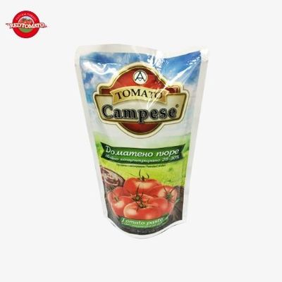 250 gram tomatenpasta in zakjes, zoet en zuur, 30% tot 100% zuiverheid.