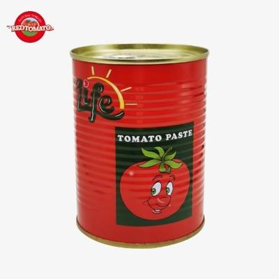 Hard open deksel Tomatenpasta in blik 140 g per blik Dubbel geconcentreerd