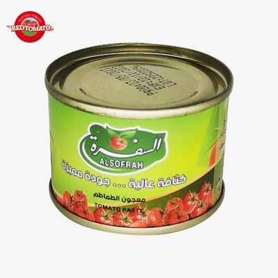 Zoetzuur ingeblikte tomatenpasta 210g met handig hard open deksel