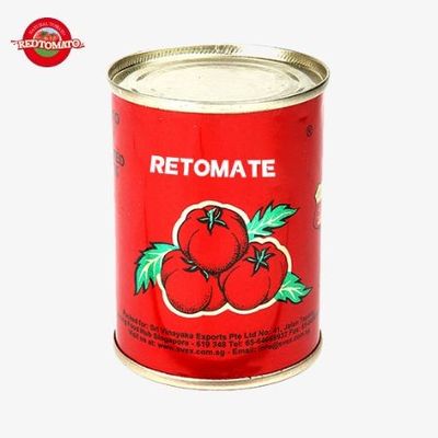 Dubbele geconcentreerde tomatenpasta in blik 425 g hard open deksel per blik