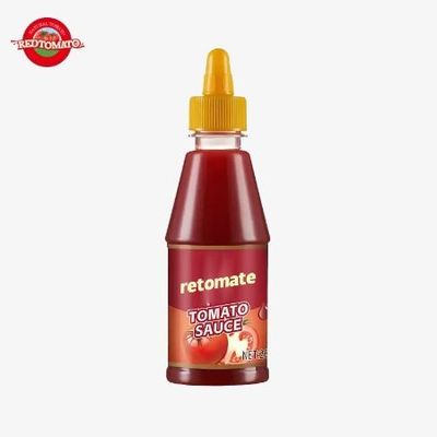 Natuurlijke smaak fles Tomato Ketchup, ISO 260g Zoete En Zuur Ketchup