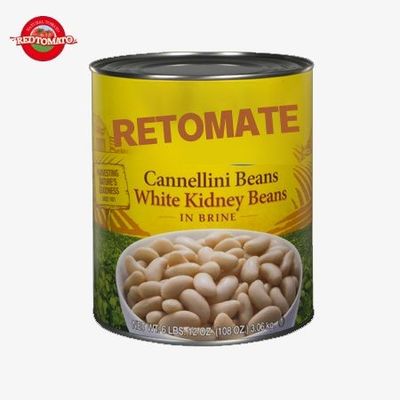 ISO witte bonen in blik, 3000 gram heerlijke bonen in pekel.