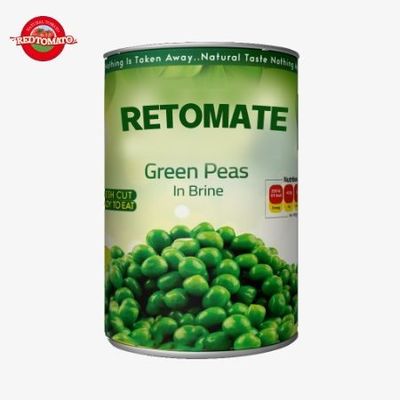 Vers ingeblikte groene erwten in pekel 800 g met een uitstekende smaak