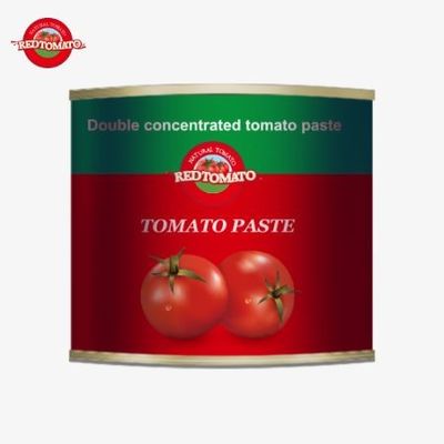 210 g ingeblikte tomatenpasta voldoet aan wereldwijd erkende normen voor voedselveiligheid, waaronder FDA ISO HACCP en BRC