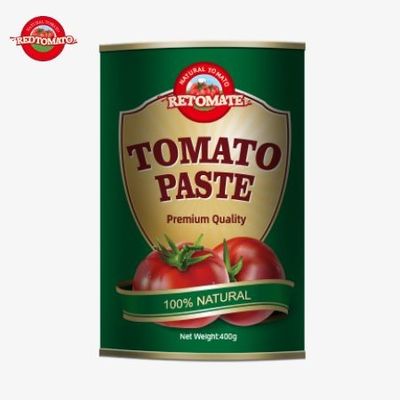 400 g tomatenpasta voldoet aan de strenge internationale voorschriften voor voedselveiligheid
