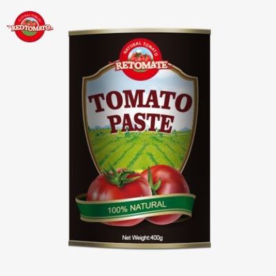 Onze 400 gram tomatenpasta voldoet aan de hoge internationale normen voor voedselveiligheid.