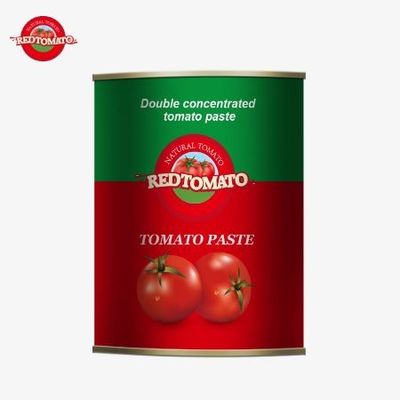 Fabrikant Fabriek 850 g Tomatenpasta blik voor voedselverpakking