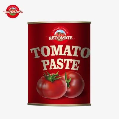 850 g ingeblikte tomatenpasta van superieure kwaliteit 28/30% Brix concentratie zorgvuldig vervaardigd in China