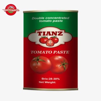 Vervaardiger van hoogwaardige tomatenpasta in blikken 1000g OEM-diensten aanbieden