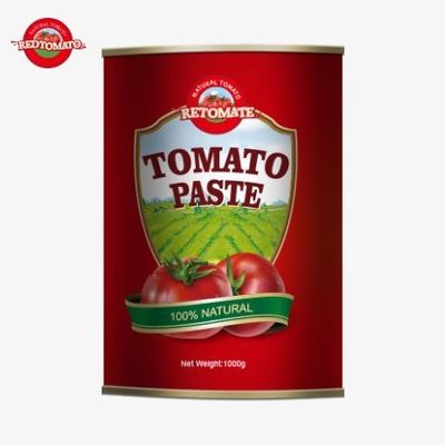 Fabrikant van hoogwaardige 1000g tomatenpasta in blikken