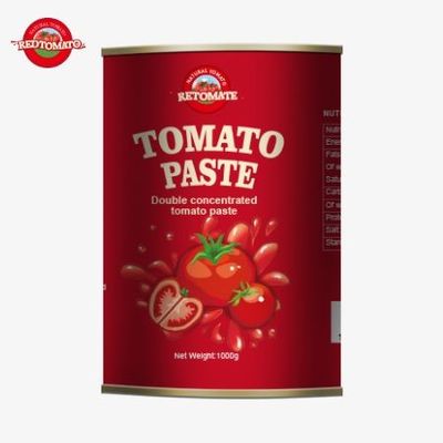 Producent van premium 1000g tomatenpasta in blik
