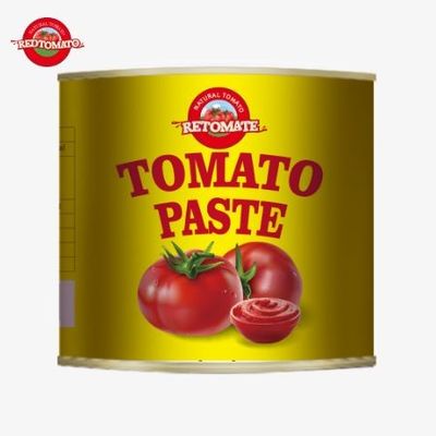 4500 g ingeblikte tomatenpasta voldoet aan zowel de ISO HACCP- en BRC-normen als de FDA-productienormen