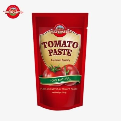 FDA-certificaat voor dubbel geconcentreerde tomatenpasta 200 g in stand-up zak