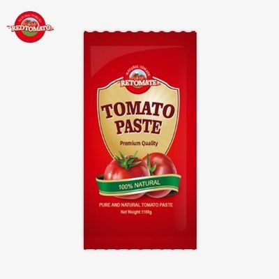 OEM Kleine zak Tomato Ketchup 30g Zoete en zure smaak Pure natuurlijke smaak ISO HACCP BRC FDA normen