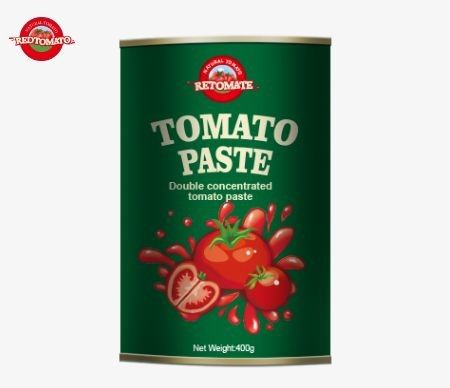 400 g tomatenpasta kan voldoen aan de ISO HACCP BRC en FDA productie normen