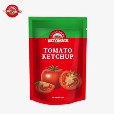 70g ketchup sak met pure natuurlijke smaak China Factory produceren voorkeurprijs