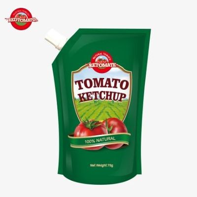 We bieden fabrieksprijs ketchupzakjes die voldoen aan internationale normen.