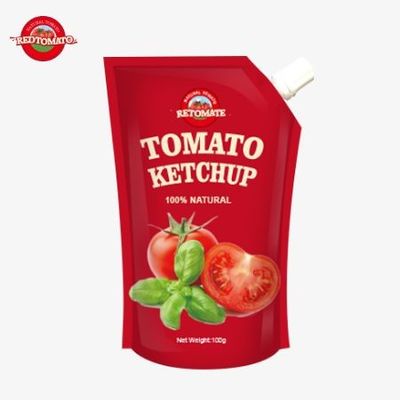 OEM China Fabrieksprijs Dipping Sauce Pouch Ketchup 100g Zoet En Zuur Puur Natuurlijk Kruid