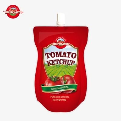 China OEM Factory Prijs 100g Zoet En Zuur Sachet Ketchup Pouch Alle natuurlijke specerijen