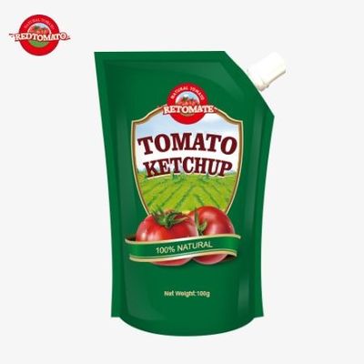 OEM 100g natuurlijke ketchup zak, HACCP FDA normen, China Factory Price